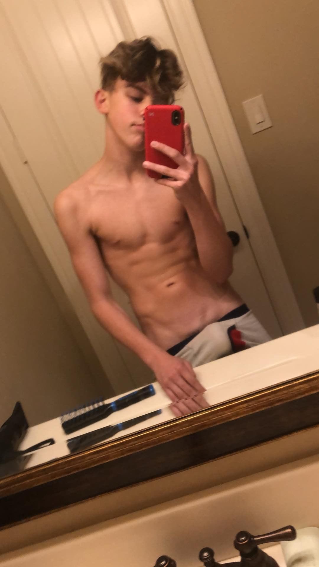 What is this boy's name, and who has more pictures