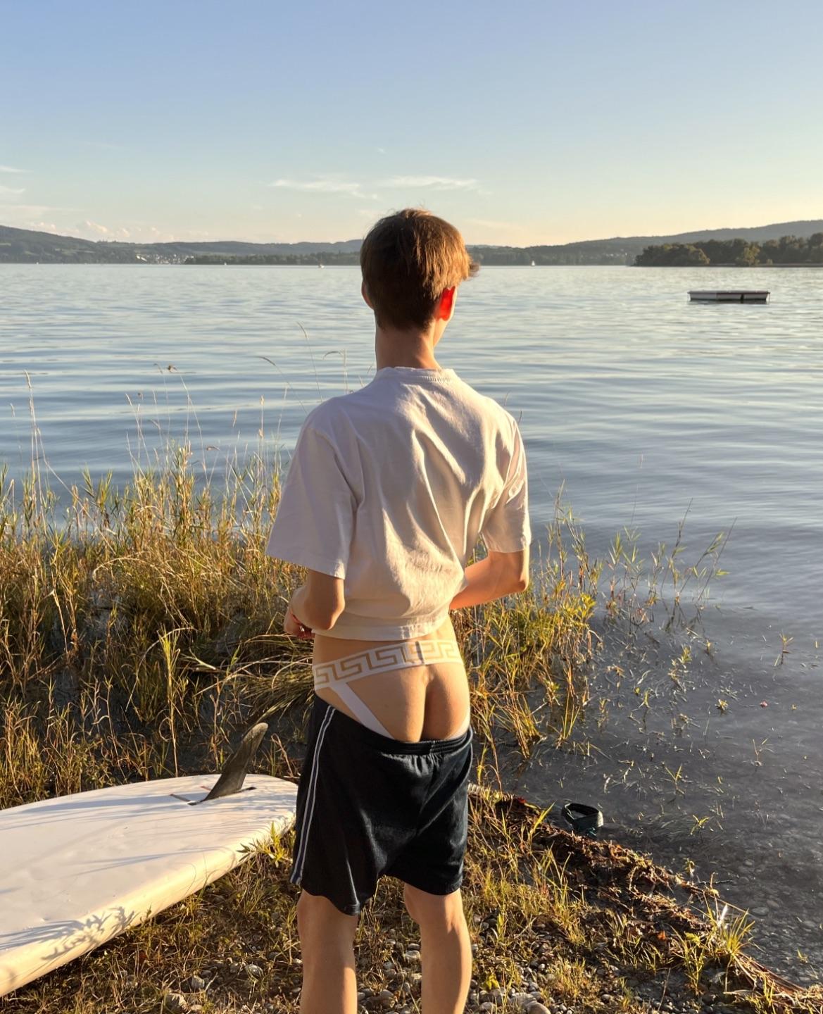 Jocks by the lake